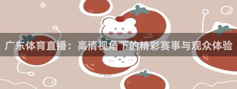 360直播 体育赛事直播：广东体育直播：高清视角下的精彩赛事与观众体验